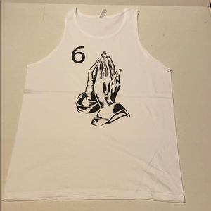Praying hands men tank top Size Large god